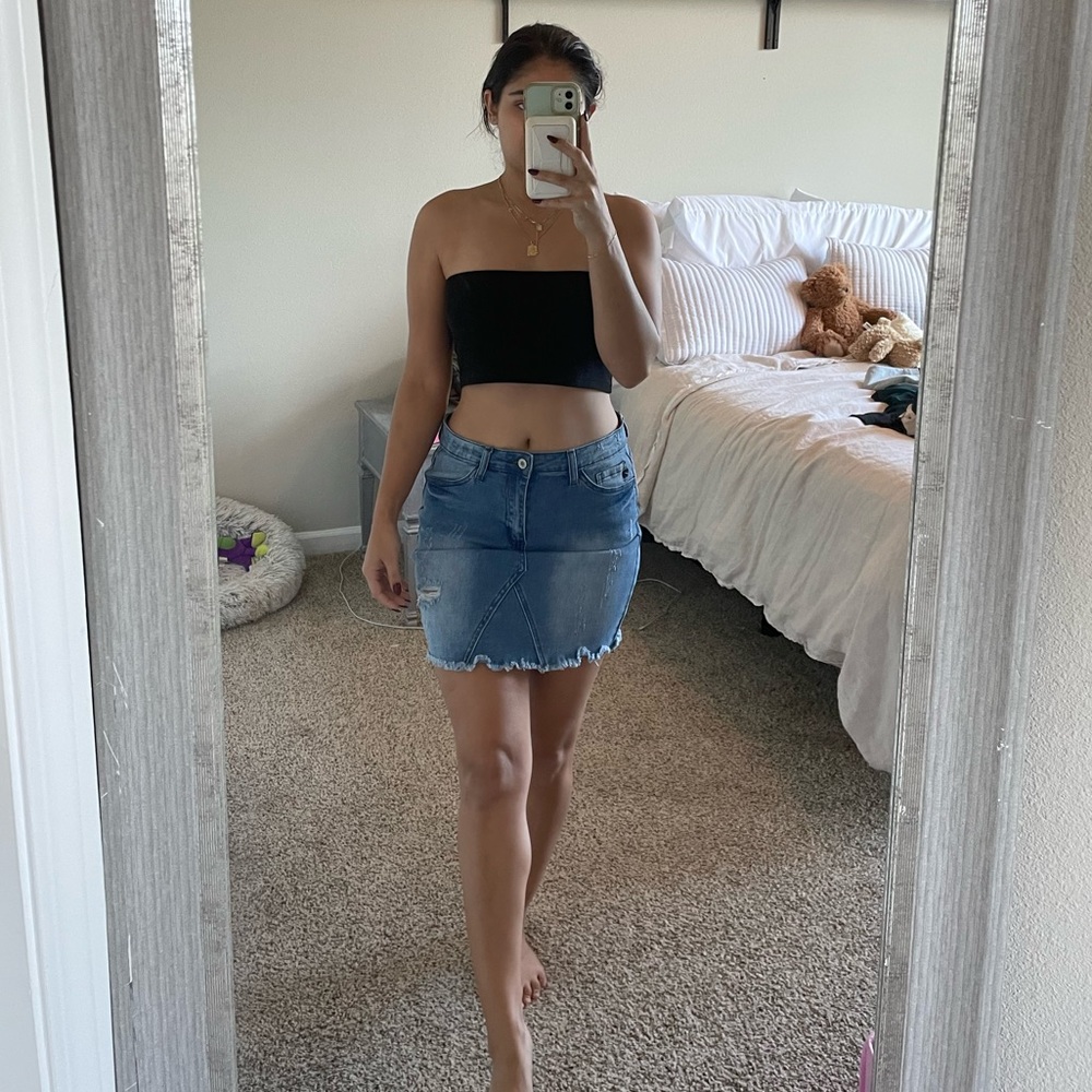 Denim skirt